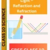 Light – Reflection and Refraction CLASS 10 WORKSHEET