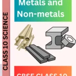 Metals and Non-metals CLASS 10 CBSE WORKSHEET